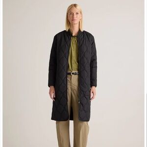 Quince Featherless Quilted Puffer Long Coat